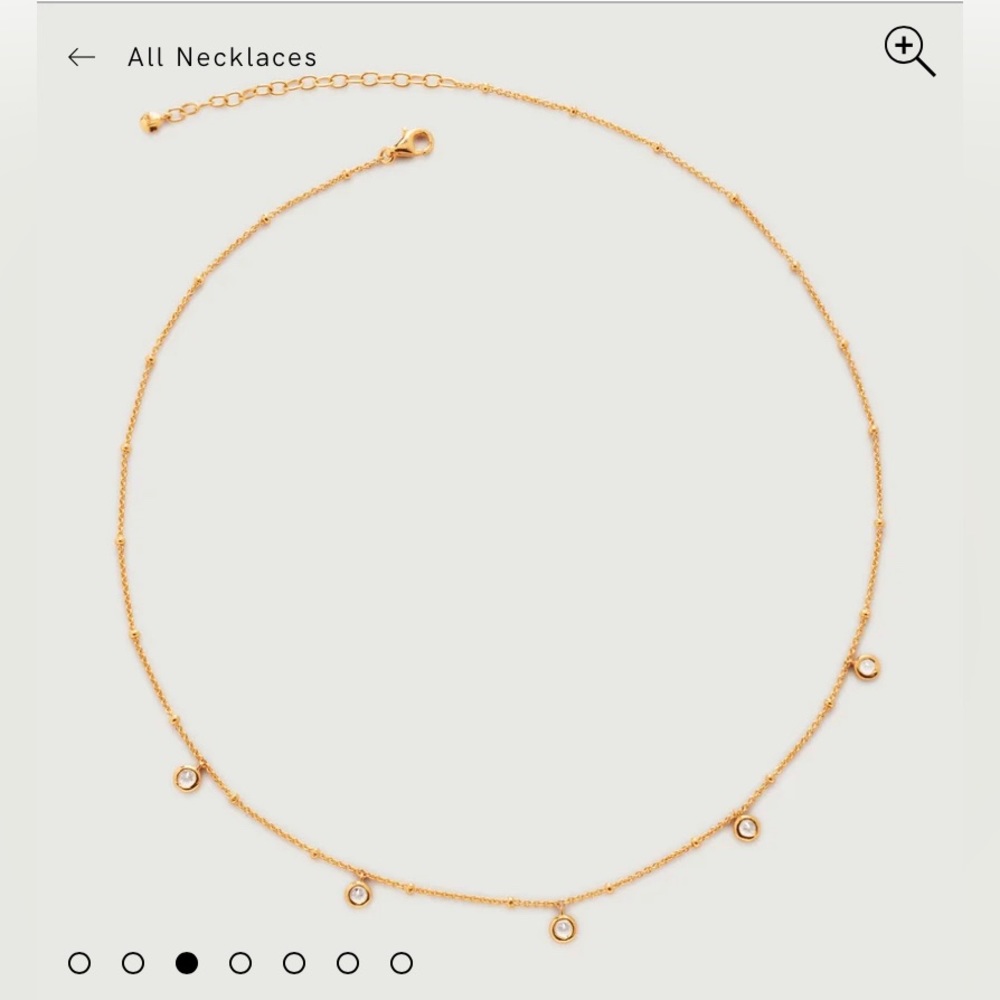 MONICA VINADER Gold Necklace